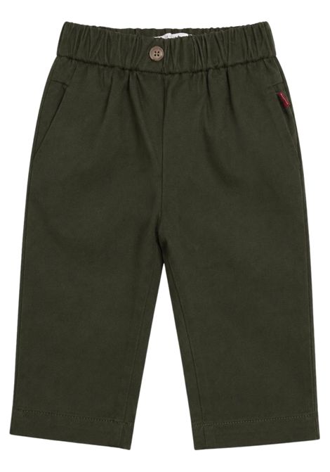 Pantalone neonato in misto viscosa Manuel Ritz | 4517VERDE